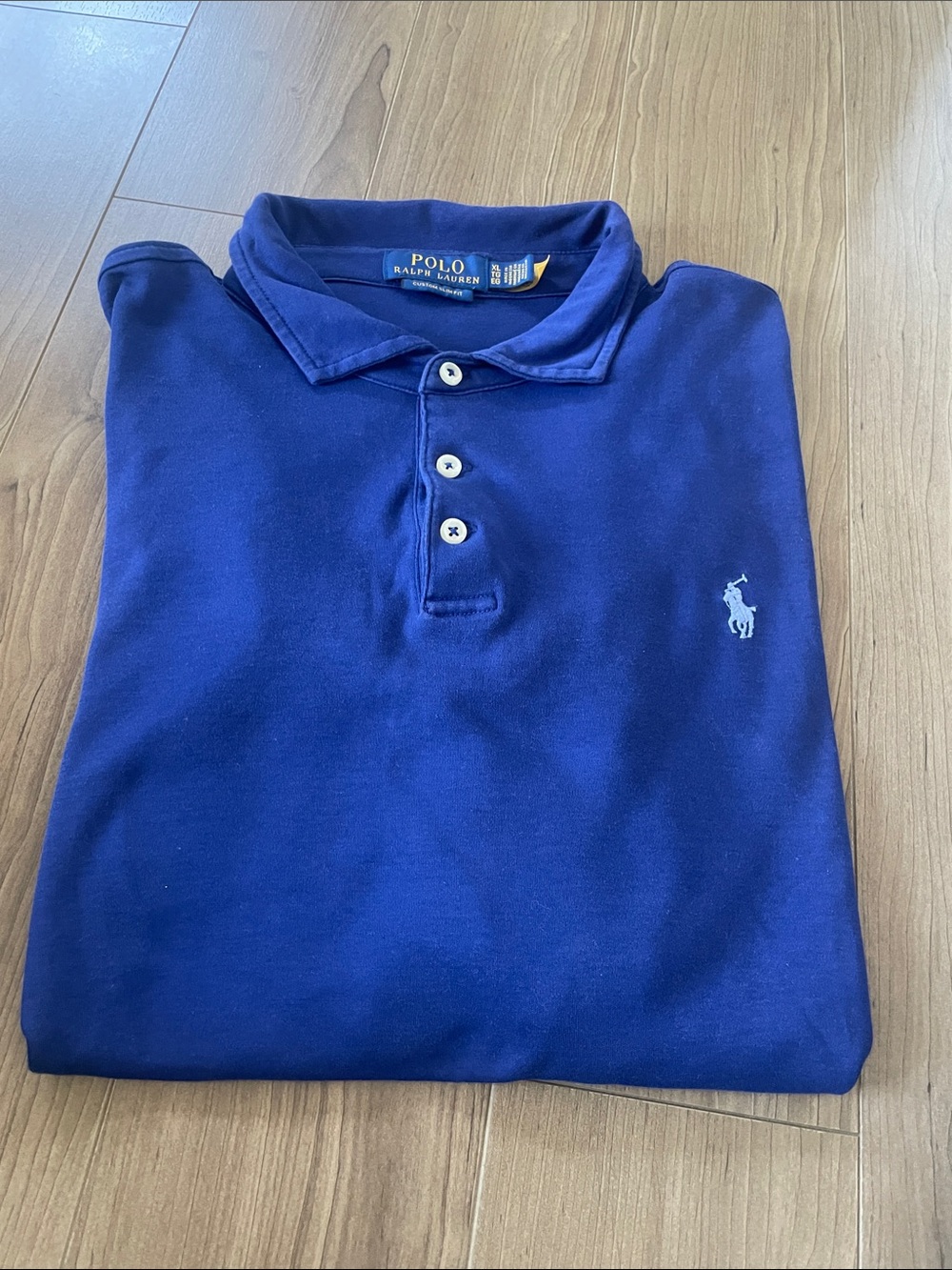 Polo by Ralph Lauren Men's Royal Blue Polo W/  Embroidered Pony Sz XL Slimfit
